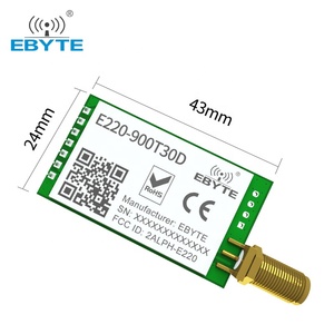 Módulo Transmisor Inalámbrico Ebyte ODM E220-900T30D LLCC68 10km con Soporte para Activación por Aire, 30dBm, 915MHz LoRa RF - Product Image 2