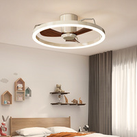 Ventilateur de plafond moderne silencieux avec éclairage LED pour la maison, la chambre, l'hôtel, le salon, le restaurant, le bureau, décoration, ventilateur central, lustre, lampe, pales en ABS