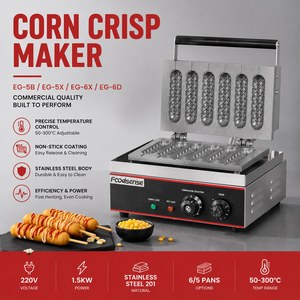 <span class=keywords><strong>Gaufrier</strong></span> Commercial <span class=keywords><strong>Rotatif</strong></span> en Acier Inoxydable « Bubble Egg Waffle » Miniature, Meilleures Ventes, Prix de Gros - Product Image 2