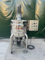 Agitateur pour savon liquide, détergent, nettoyants, dégraissants, cuve de mélange à double enveloppe en acier inoxydable, chauffage, refroidissement, moteur, produits chimiques