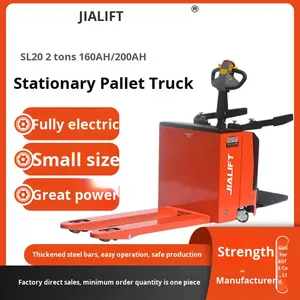 Ventas directas de fábrica Jiali SL20 Stand-Up Equipo de transferencia de tracción eléctrica de 2 toneladas Manejo de paletas Carretilla elevadora Batería de iones de litio - Product Image 4
