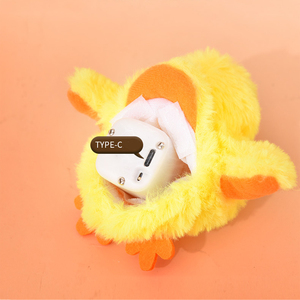 Juguete eléctrico de hierba gatera de peluche para gato, juguete interactivo de diseño de pato para gato, mascota personalizada, novedad de 2023 - Product Image 4