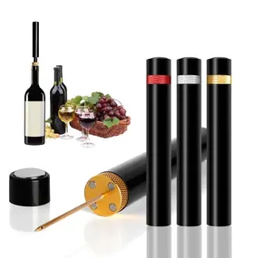 Productos más vendidos Smart Pocket Custom Acero inoxidable abridor de vino sacacorchos bomba de presión de aire para Barware