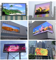 Pantalla LED para Exteriores a Todo Color HD P4 P5 P6 con Pantalla Dividida Inteligente, Brillo de 5000 cd, 5 Años de Garantía para Publicidad