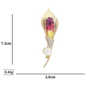 เข็มกลัดรูปดอกไม้ประดับมุกเทียมสำหรับผู้หญิง ดีไซน์หรูหรา น้ำหนักเบา ใช้ได้หลากหลายโอกาส เหมาะสำหรับงานหมั้น แฟชั่นสำหรับทุกโอกาส เข็มกลัดแบบ unisex - Product Image 6