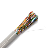 Câble téléphonique multipaire Cat3 pour communication intérieure, 25, 50, 100, 200 paires, grand logiciel logarithmique, pour usine