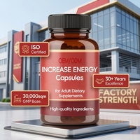 Capsules d'Énergie CAXIN Directes d'Usine, Ingrédients de Haute Qualité, Complément Alimentaire pour Adultes, 60 Comprimés, Durée de Conservation de 24 Mois