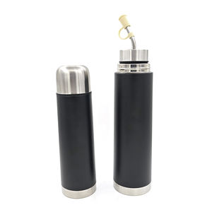 Termo de <span class=keywords><strong>Yerba</strong></span> <span class=keywords><strong>Mate</strong></span> con Aislamiento al Vacío, Estilo Argentino, 500ml/750ml, con Boquilla y Bombilla Filtrante, Modelo 2026 Emerit, Nuevo y Moderno - Product Image 1