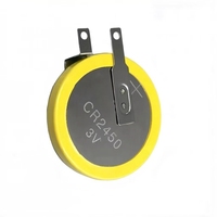 Batería de Repuesto CR2450 3V LiMnO2 con Pines/Cables 2P/3P, Certificación CE, de Fábrica Confiable, para Etiquetas de Estantes de Supermercado