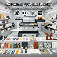 Printer UV Flatbed Fcolor 60*90cm Multifungsi Digital untuk Usaha Kecil