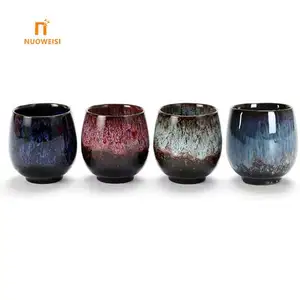 China Porcelain Crackle Glaze Cup Kung Fu Chinese Arabic Vintage Crystal Ceramic Tasse Porzellan Tea Cups Of Tea