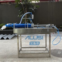 ALUSI 1 Buses Horizontal Anti Corrosif Remplisseur Pesticide Eau de Javel Engrais Liquide Acide Liquide Alcalin Machine de Remplissage
