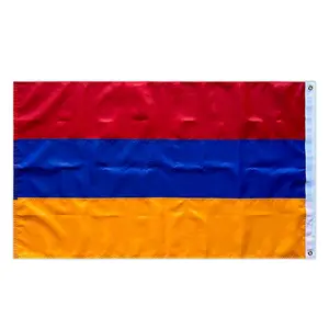 Custom Wholesale Logo Design Printing Advertising Custom Armenia Flags All Countries National Flag Flags