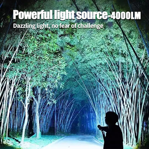 2025 mới 4000 <span class=keywords><strong>lumens</strong></span> cắm trại dài phạm vi mạnh mẽ siêu sáng công suất cao có thể sạc lại chiến thuật dẫn đèn pin - Product Image 5