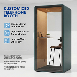 <span class=keywords><strong>Cabine</strong></span> téléphonique modulaire moderne insonorisée, <span class=keywords><strong>cabine</strong></span> de réunion de bureau, <span class=keywords><strong>cabine</strong></span> de maquillage, <span class=keywords><strong>cabine</strong></span> de sommeil silencieuse, design scandinave - Product Image 5