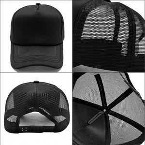 Custom Logo Print 3d Embroidery Sport Golf Baseball Dad Hat Gorras 5 Panel Blank <b>Plain</b> Foam Trucker Mesh <b>Cap</b> - Product Image 5