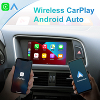 Modul HFmidia Wireless CarPlay Android Auto untuk Audi Q5 RMC MMI 3G MMI 2G 2010-2018 Peningkatan Layar OEM Kotak Antarmuka Retrofit