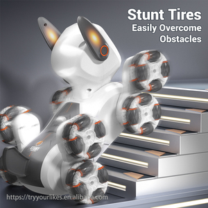 EPT 2.4G Rc 8 Wheel Multifunctional <strong>Robot</strong> Dog Stunt Animals Remort Crentol Car Toys with Light and Music - Product Image 2