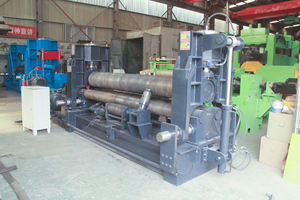 Dobladora automática de láminas de hierro <span class=keywords><strong>CNC</strong></span>, máquina dobladora de placas de acero de 3 rodillos, máquina laminadora de Metal de aluminio de acero inoxidable, núcleo de Motor - Product Image 6