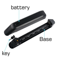 Batterie de vélo électrique amovible Kirin 48V 52V 13Ah 15Ah 17,5Ah, batteries ioniques pour trottinette