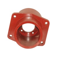 Isolateur électrique Liyond 12 kV, support de barre omnibus, interrupteur mural, modèle LYC142 630A 50Hz Rouge/Marron pour intérieur
