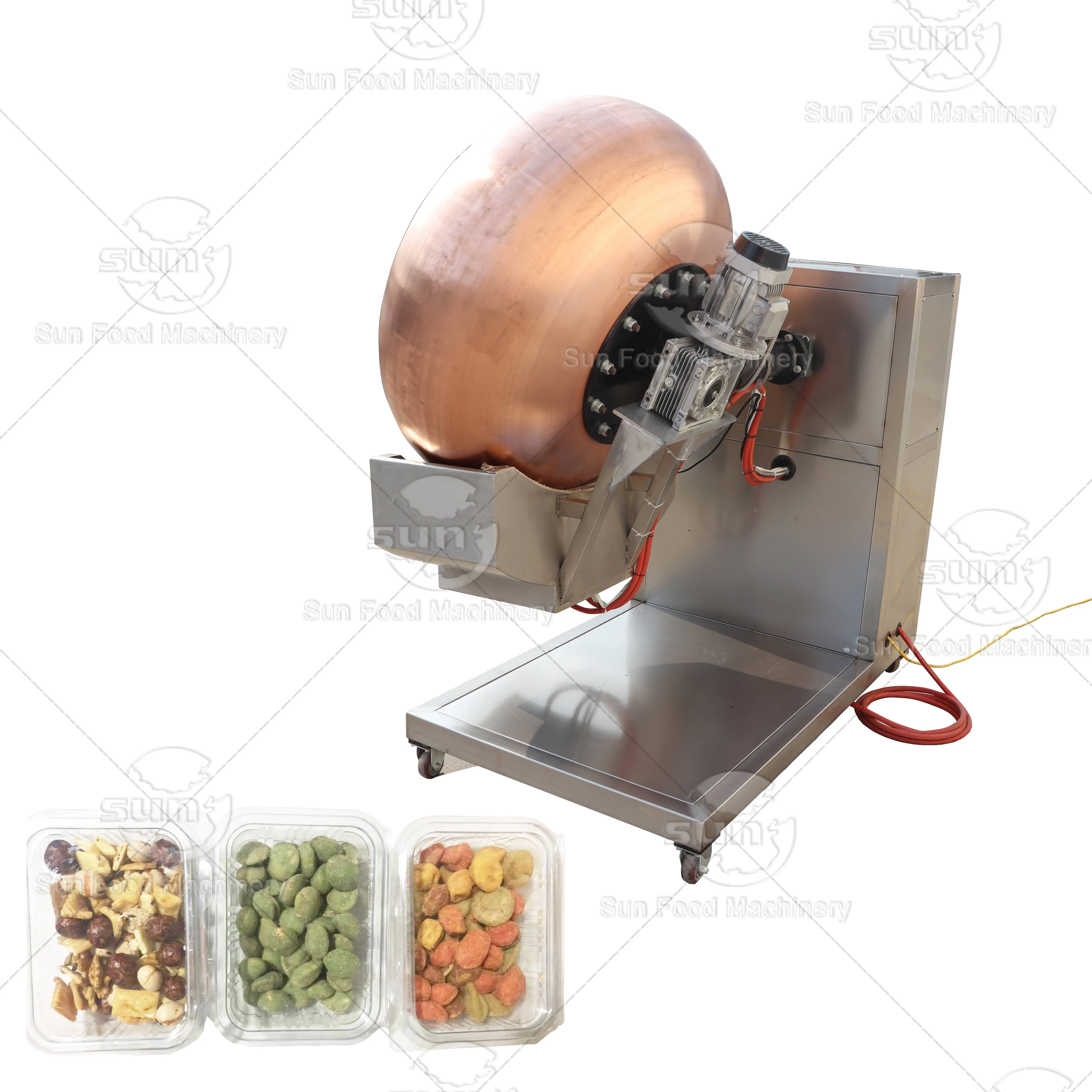 Высокоэффективные пищевые машины с арахисовым покрытием для гаек, машина для нанесения пленки для гаек, производитель
