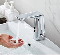 Frap mélangeur d'eau électrique robinet, dispositif de robinet automatique Commercial à capteur de salle de bains