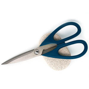 Tijeras Azules para Oficina y Hogar, Acero Inoxidable, Industriales, Personalizadas, para Cortar Alfombras, Ecológicas, 2.5mm, Cuchillas Metálicas MYJ, Plástico - Product Image 3