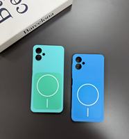 Coques de téléphone portable magnétiques colorées en silicone à trous de précision entièrement enveloppants, populaires de l'usine BAILI, pour ZTE A56/V70/AXON60/A35