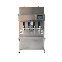 Machine de remplissage de bouteilles d'eau à quatre têtes Remplisseur de seau automatique personnalisé 500 ML 20 L Structure en acier inoxydable d'équipement