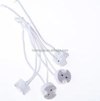 Douille de lampe halogène G4 G5.3 G6.35, support de lampe en céramique