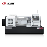 Tour CNC horizontal CK6140 GSK à lit plat, simple broche, 2 axes, haute précision, pour usinage intensif