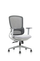 Prix de gros Chaise pivotante à dossier haut avec bras Nouveau design Chaise d'ordinateur Chaises de bureau ergonomiques en maille