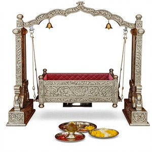 Palna Estilo del Sur de la India para Ceremonia de Namkaran, Decoración Tradicional para Eventos Jhoola, Baby Shower, Baby Jhula, Namkaran Vidhi, Oferta en Londres - Product Image 4