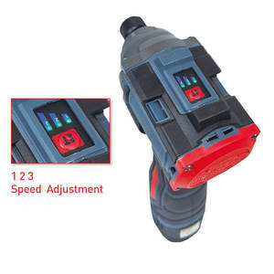 Taladro Percutor Inalámbrico Recargable Industrial Portátil, Juego de Herramientas de Mantenimiento con Batería de Litio, Taladro Eléctrico Inalámbrico - Product Image 2