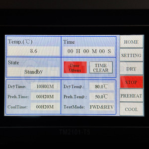 Séchoir rotatif <span class=keywords><strong>GESTER</strong></span> GT-D28 avec garantie d'un an, équipement de séchage pour rétrécissement textile en laboratoire - Product Image 4