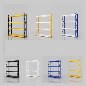 ชั้นวางของอุตสาหกรรมสำหรับใช้ในคลังสินค้าชั้นเหล็กทนทาน300กก. ชั้น4ชั้นสำหรับใช้ในคลังสินค้า - Product Image 3