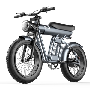 Vélo électrique tout-terrain à suspension intégrale avec pneus larges, cadre de vélo électrique 1200w, entrepôt UE - Product Image 2