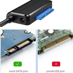 Adaptador de cable de datos USB a SATA E-Yield para discos duros de 2,5 y 3,5 pulgadas con conector de un solo cabezal - Product Image 4