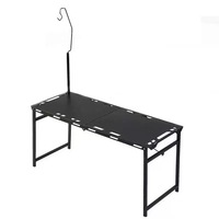 Table de camping pliable portable, table de pique-nique d'extérieur pour les voyages, le camping en camping-car, les événements familiaux, les escapades de fin de semaine, les repas en plein air