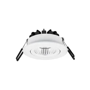 Verzonken Verstelbare Led Cob Dimming Downlight 5W 7W Aluminium Binnenverlichting