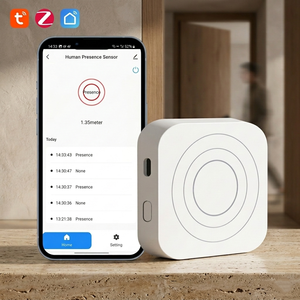 Détecteur <span class=keywords><strong>de</strong></span> présence humaine Tuya Zigbee 3.0 MmWave 24GHz, détecteur <span class=keywords><strong>de</strong></span> <span class=keywords><strong>mouvement</strong></span> radar à 360 degrés, montage au plafond pour bâtiment intelligent - Product Image 1