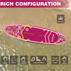 China Fabrik OEM Aufblasbares Stand-Up Paddle Board für Offshore-Gewässer – Aufblasbares Drop-Stitch Surf- und Touring-SUP - Product Image 5