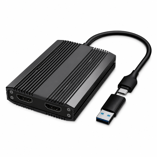 MST Docking Station Type-C Hub USB for 4K DisplayLink Aluminum Alloy Three-Screen Display Adapter