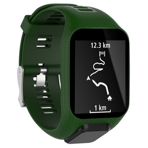 Cinturino di ricambio in Silicone morbido Premium per TomTom Runner 2 3 scintilla 3 GPS orologio resistente al sudore leggero Logo personalizzato - Product Image 3