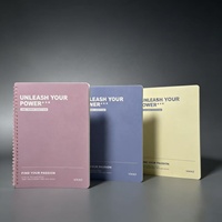 Carnet à spirale souple personnalisé de qualité supérieure, 60 feuilles, couverture en PP, papier ligné, fabricant OEM ODM Colorfly