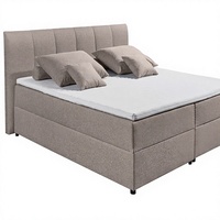 Luxuriöses Polsterbett mit Boxspring, Gasdruckfeder-Stauraum, Feder-in-Feder-Doppelstützsystem, Maßgefertigte OEM Schlafzimmer- und HOTEL-Möbel