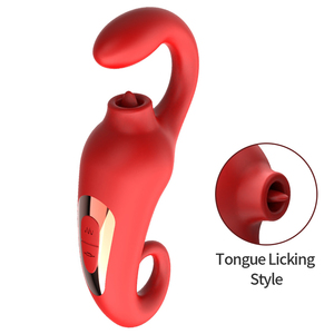 Masajeador Multimodo con 10 Modos de Succión y Lamido de Lengua, 10 Modos de Vibración, Vibrador para Mujeres, Juguete de Placer Íntimo, Vibrador de Punto G y Clítoris - Product Image 3