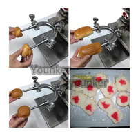 Machine industrielle automatique de remplissage de chocolat, de pain, de beignets et de gâteaux, en acier inoxydable 304, haute productivité, grande capacité, neuve