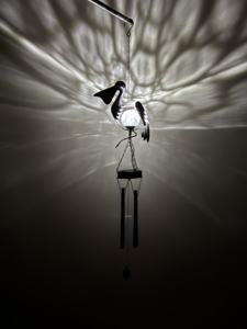 Lanterna Solare Decorativa a LED a Forma di Uccello per Recinzioni da Giardino, Impermeabile - Product Image 6